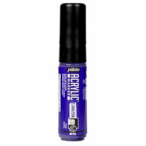 Marker Pebeo, Acrylic, 5-15mm multi-stroke, Violet 13