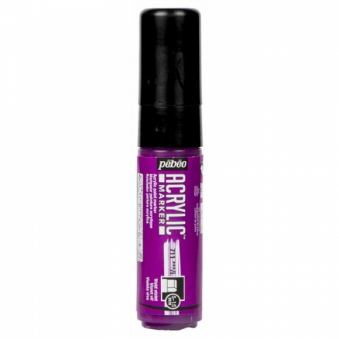 Marker Pebeo, Acrylic, 5-15mm multi-stroke, Vivid violet 11