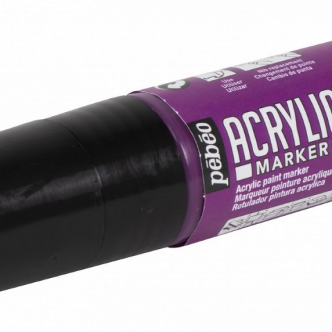 Marker Pebeo, Acrylic, 5-15mm multi-stroke, Vivid violet 11