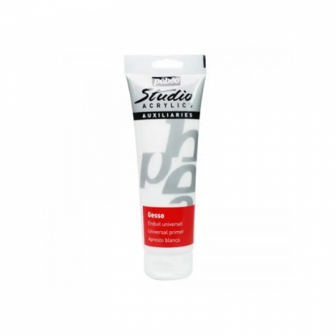 Primer pentru pictura Gesso acrilic Studio, Pebeo, 500ml, negru