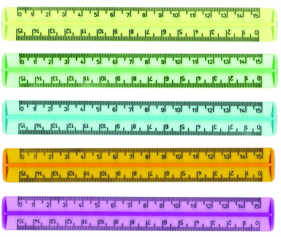 Rigla Arda ingusta, transparenta 15 cm 282 C