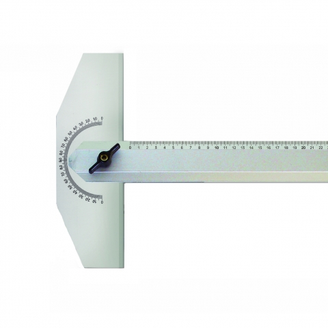 Rigla T proiectare mobila 100 cm din aluminiu art 186100