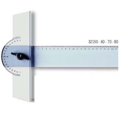 Rigla T proiectare reglabila din polistiren 70 cm art 32170