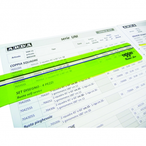 Rigla pentru citirea inregistrarilor 40 cm 389