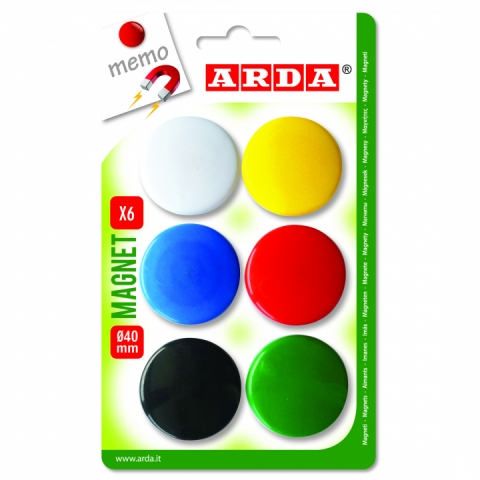 Set 6 magneti 40 mm diametru