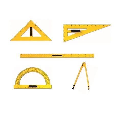 Set geometrie pentru tabla/planseta ARDA Italia