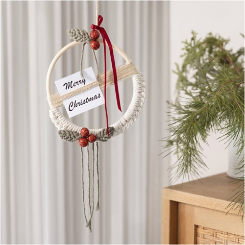 Set macrame coroana craciun 977699