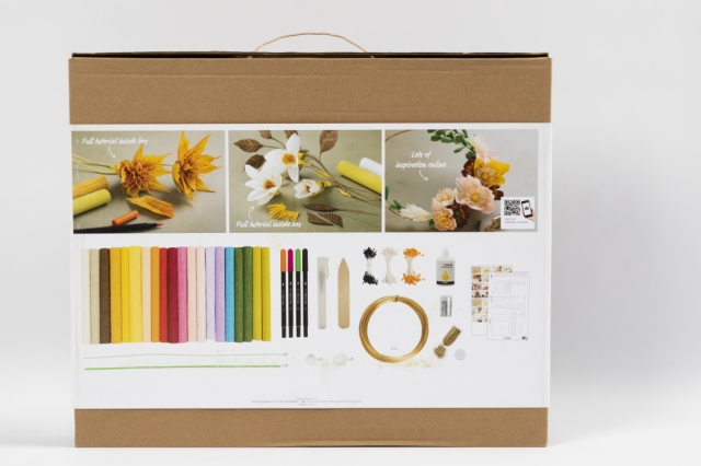 Set modelaj hartie creponata Flori 97088