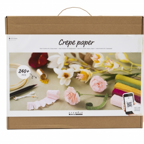 Set modelaj hartie creponata Flori 97088