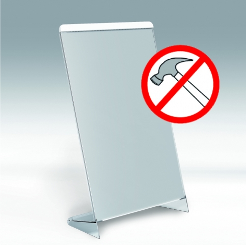 Suport A4 vertical pentru imagini, reclame sau brosuri