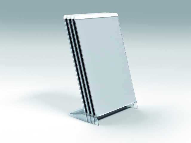 Suport A4 vertical pentru imagini, reclame sau brosuri