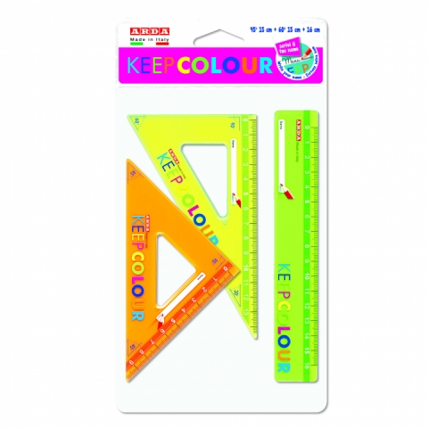 Trusa desen geometrie 3 piese KC7063